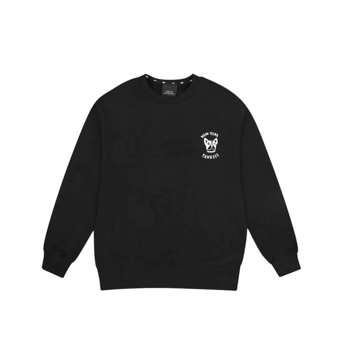 MLB Sweatshirts Unisex Black Crew Neck Moderate
