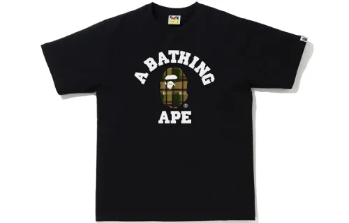 Bape Check College Tee