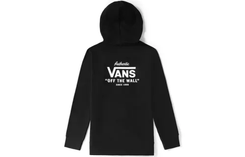 Vans Sweatshirts Unisex Black Hooded Moderate Regular