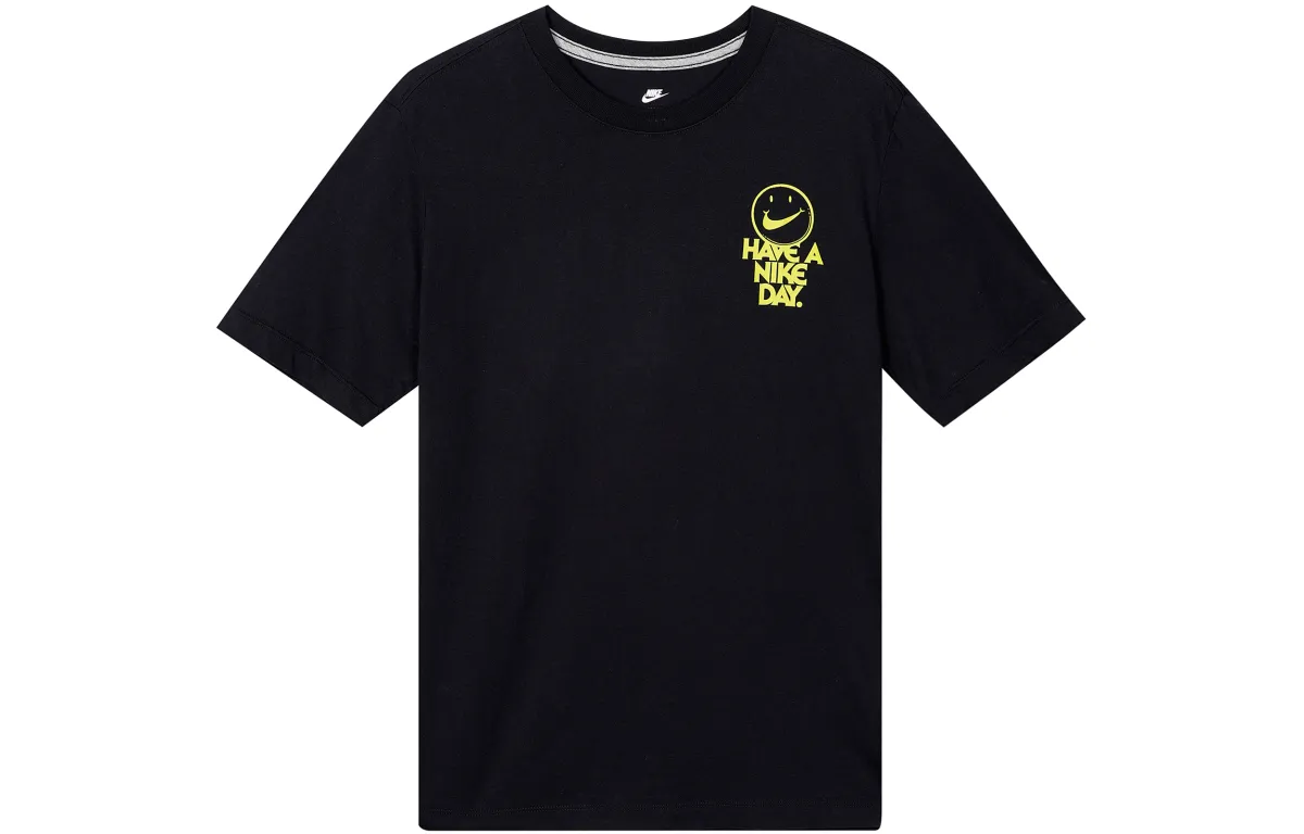 Nike T-Shirts Men's Crew Neck Moderate Straight Fit