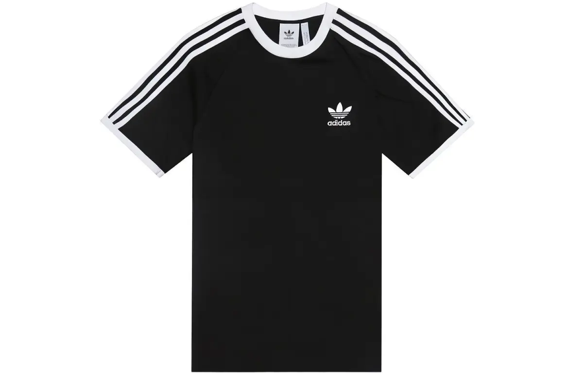adidas originals Men 3-Stripes Tee Black