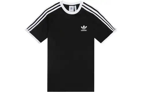 adidas originals Men 3-Stripes Tee Black