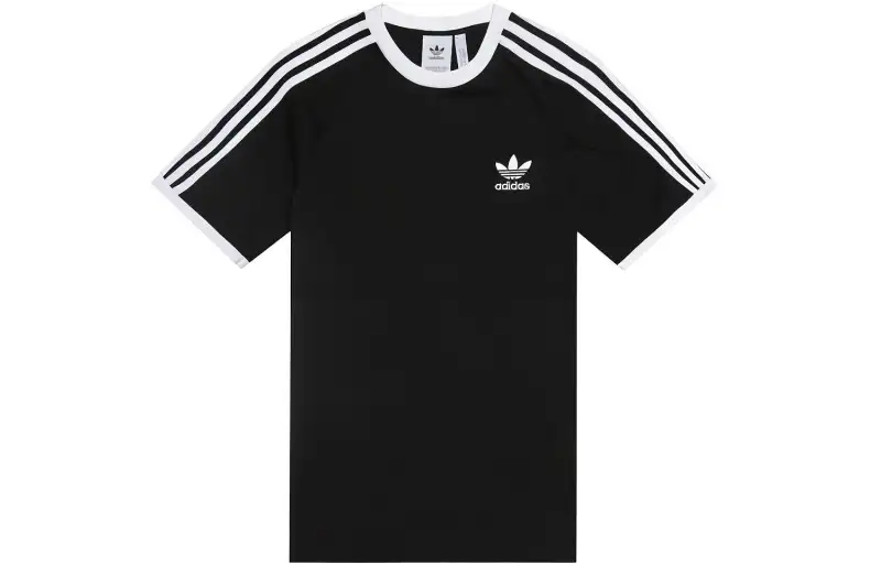 adidas originals Men 3-Stripes Tee Black