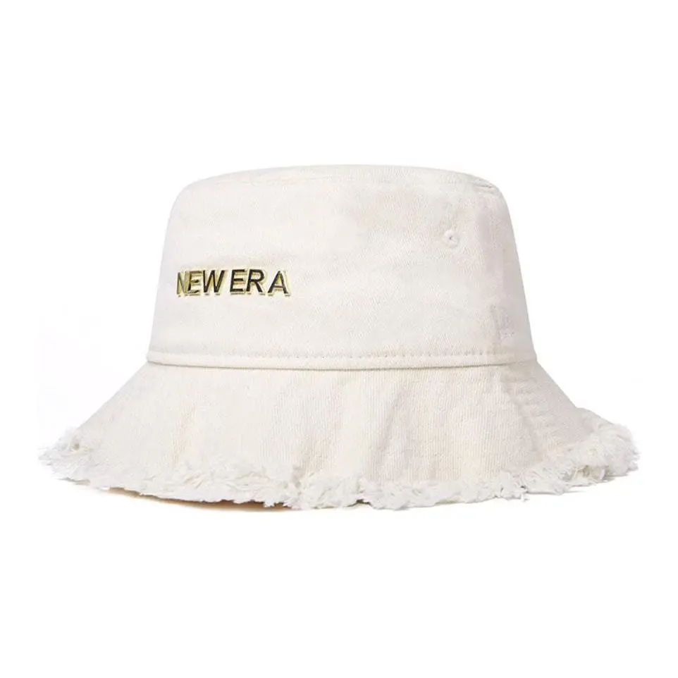 New Era Bucket Hats Unisex Chromium White