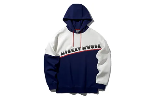 Li Ning X Disney Sweatshirts Men's Dark Purple Blue Hooded Moderate Regular