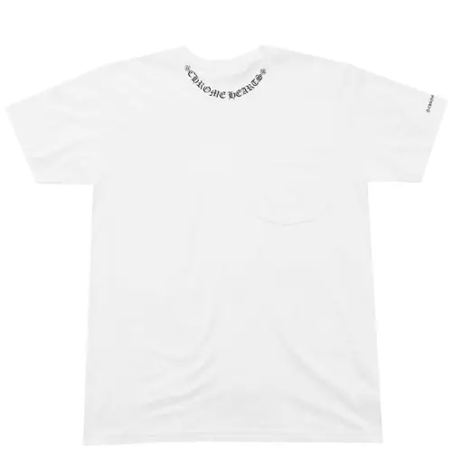 Chrome Hearts Neck Letters Logo T shirt