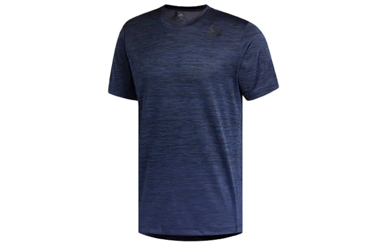 Adidas T-Shirts Men's Tech Indigo Crew Neck Moderate Straight Fit