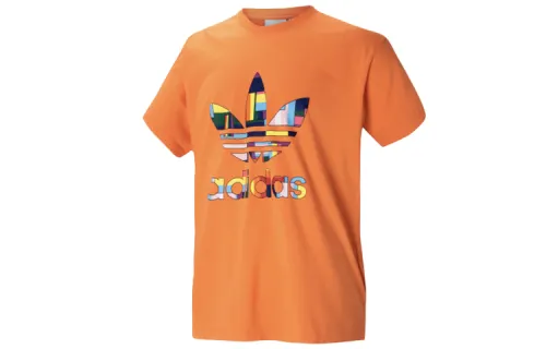 Adidas Originals Set in Sleeve T Shirt Men's Orange
