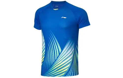 Li Ning T Shirt Men's Crystal Blue