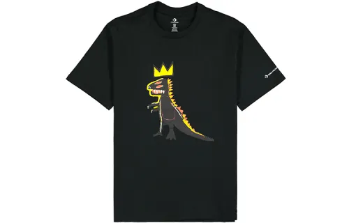 Converse x Jean Michel Basquiat T Shirt Men's Black