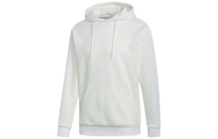 Adidas Originals Sweatshirts Men's White Hooded Moderate Regular