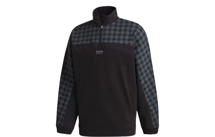 Adidas Originals RYV Sweatshirts Men's Black Stand Collar Moderate