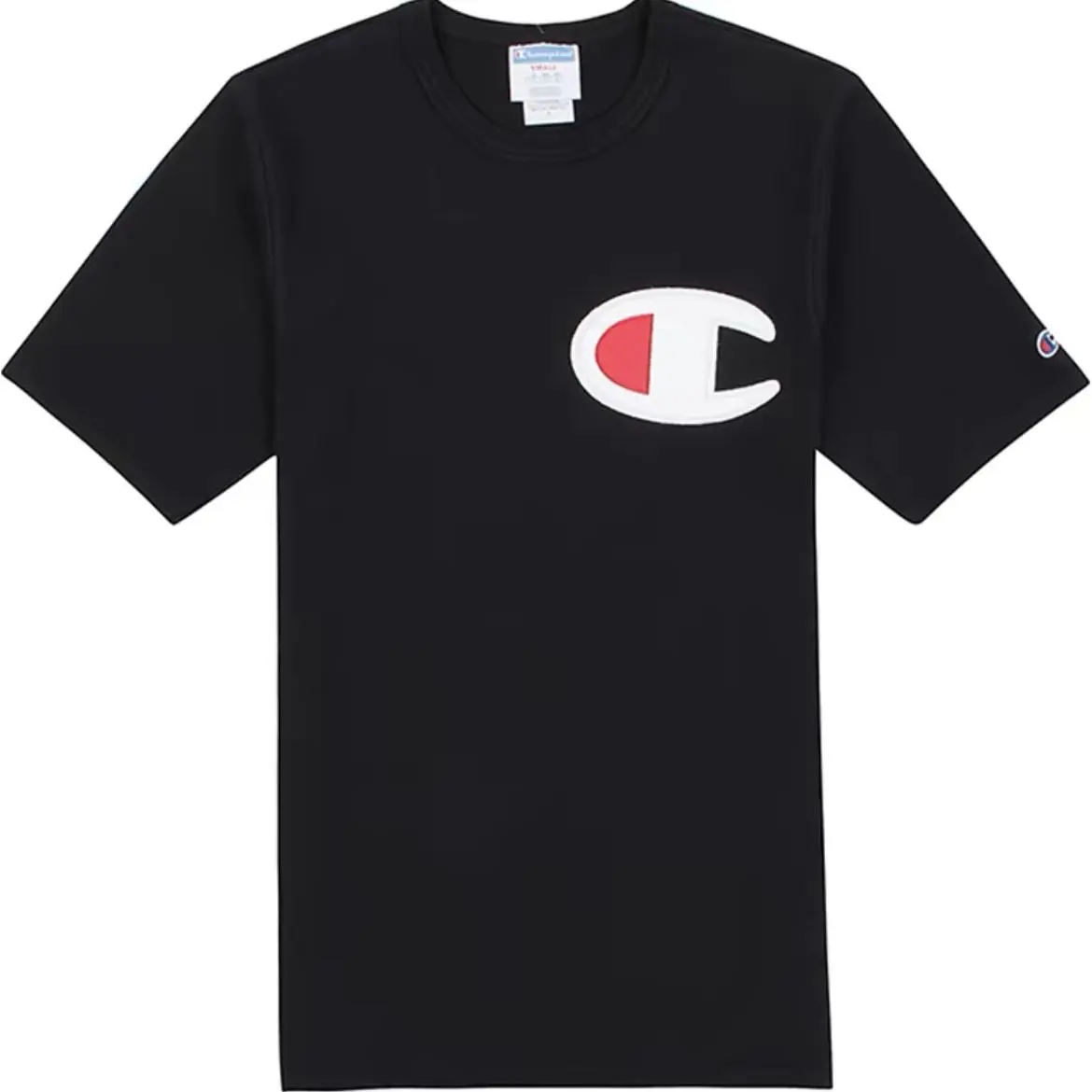 Champion T Shirt US Version Unisex Black