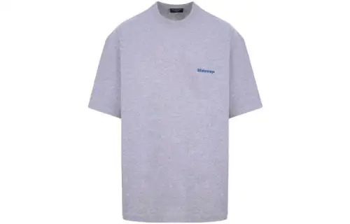 Balenciaga Bb Text Logo Print Oversized T shirt