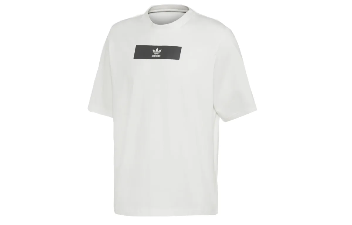 Adidas Originals T-Shirts Men's Crew Neck Moderate Straight Fit