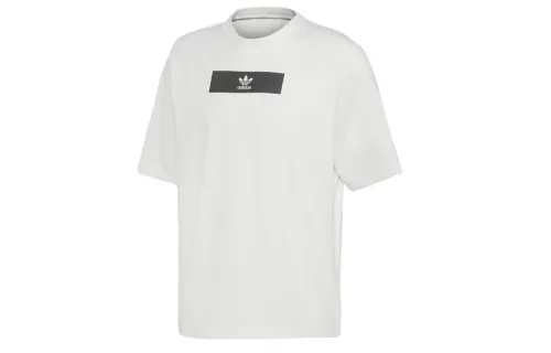 Adidas Originals T Shirts Men's Crew Neck Moderate Straight Fit