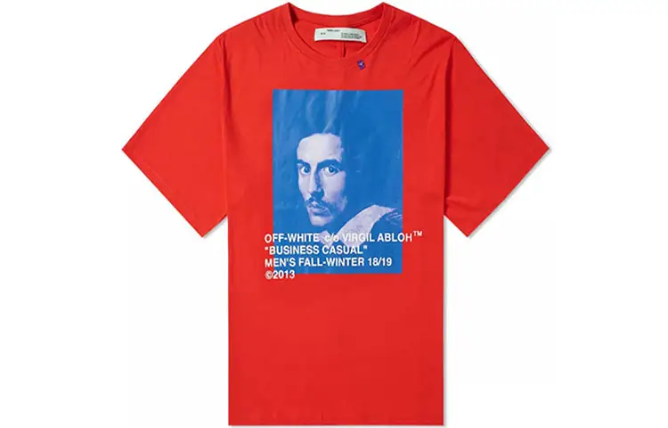 Virgil Abloh Mca Figures Of Speech OFF WHITE Bernini Tee