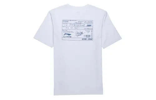 Li Ning Sports Fashion Collection T Shirt Men's White
