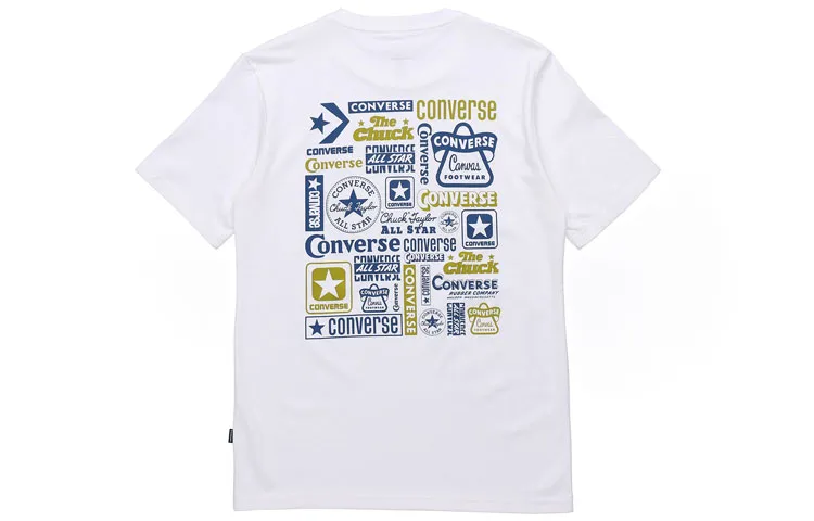 Converse Set in Sleeve T Shirt Men's White