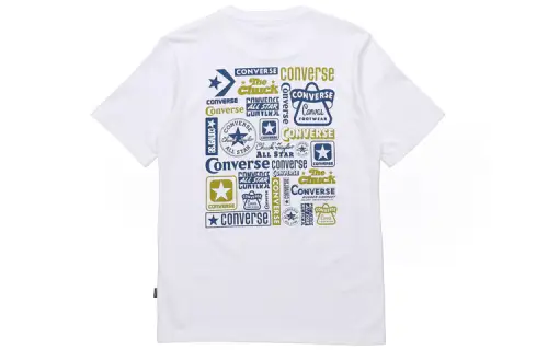 Converse Set in Sleeve T Shirt Men's White