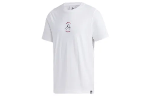 Adidas Originals T Shirts Men's Crew Neck Moderate Straight Fit