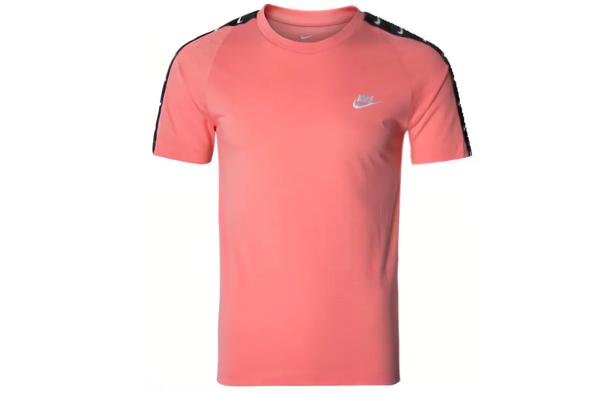Nike T-Shirts Men's Crew Neck Moderate Straight Fit