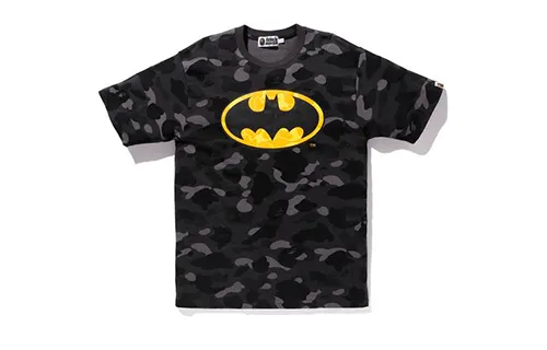 Bape X Dc Batman Color Camo Tee