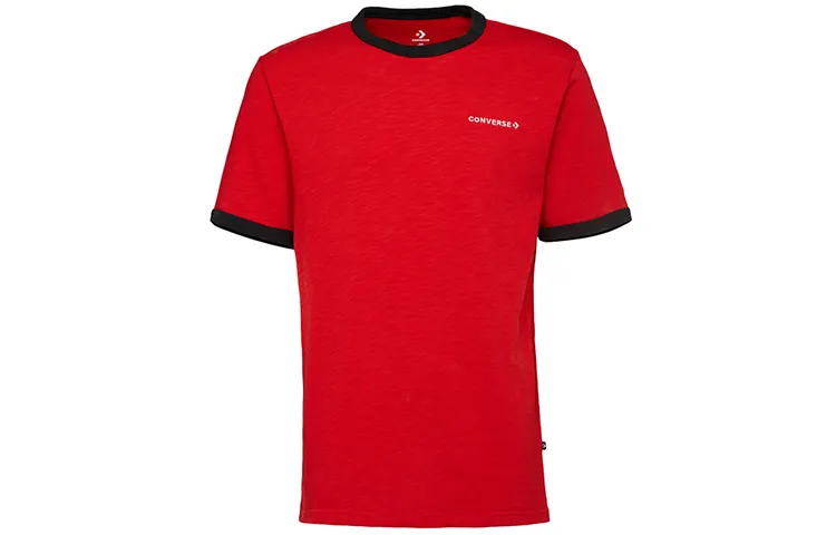 Converse Slub Ringer T Shirt Men's Red