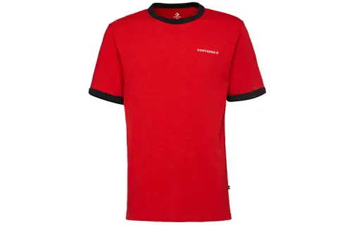 Converse Slub Ringer T Shirt Men's Red