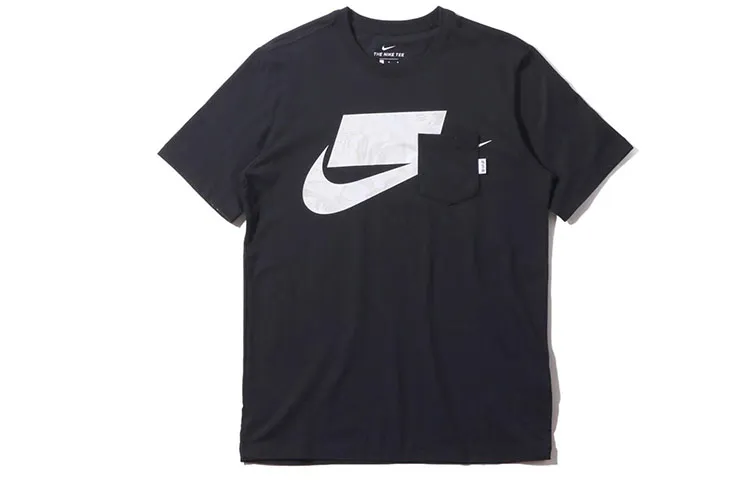 Nike T-Shirts Men's Crew Neck Moderate Straight Fit