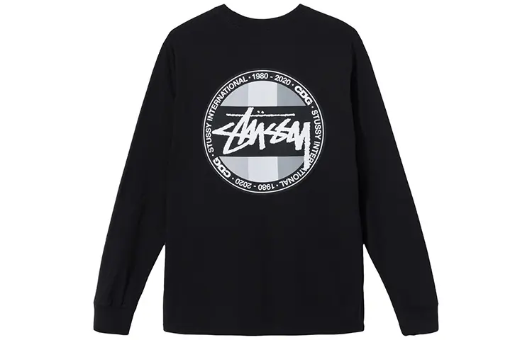 Stussy X Comme Des Garçons Dot Long Sleeve T Shirt