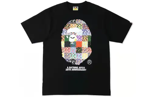 Bape 28th Anniversary Ape Head Tee