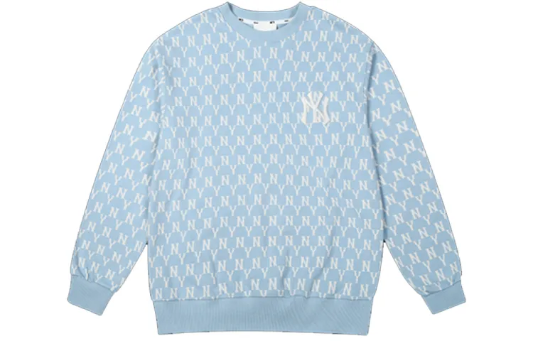 MLB New York Yankees Sweatshirt Unisex Sky Blue