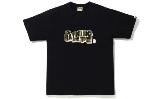 Bape Check A BATHING APE Logo Tee