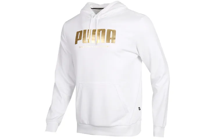 PUMA Sweatshirts Men's White Hooded Moderate Other