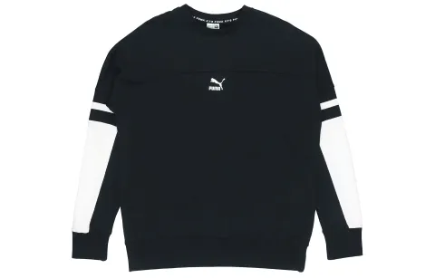 PUMA Sweatshirts Men's Black Crew Neck Moderate Other