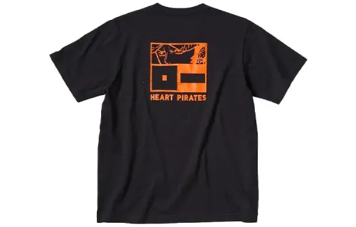 UNIQLO T Shirts Unisex Black Crew Neck Moderate Straight Fit