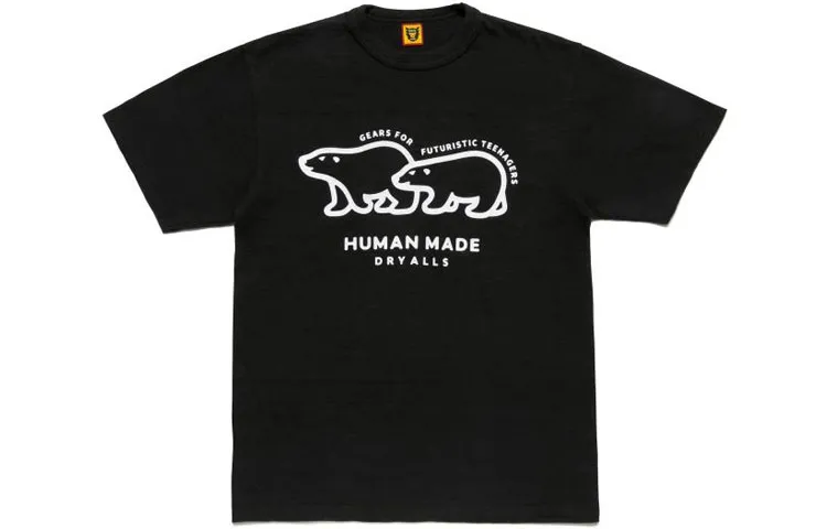 HUMAN MADE T Shirts Unisex Crew Neck Moderate Straight Fit