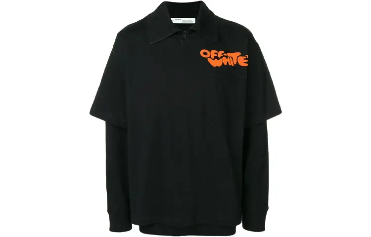OFF WHITE SS19 T Shirts Men's Moderate Mock Two Piece