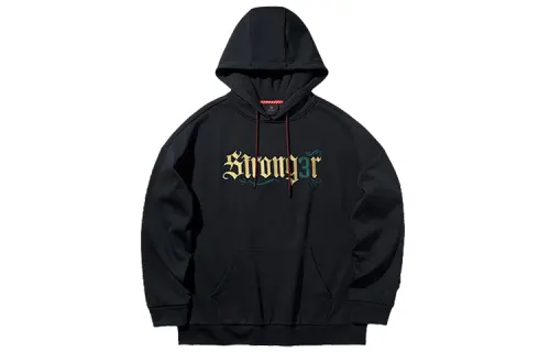Li Ning Sweatshirt Men's New Standard Black