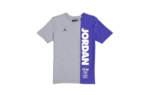 Jordan T Shirts Men's Crew Neck Moderate Straight Fit