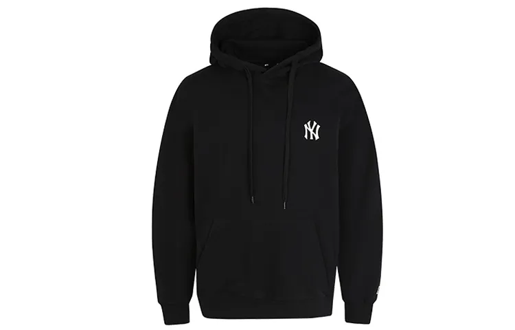 MLB Sweatshirts Unisex Black Hooded (Non-detachable) Moderate