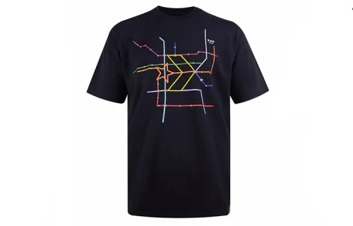 Converse Printing Short Sleeve T Shirt Men's Black