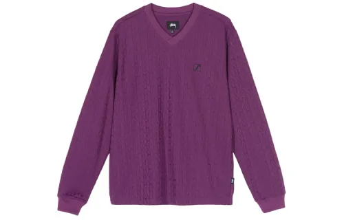 Stussy Sweatshirts Unisex V Neck Moderate Regular