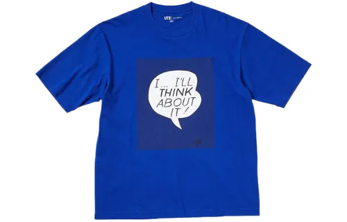 UNIQLO x Roy Lichtenstein T Shirt Unisex Sea Blue