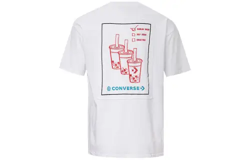Converse Applique T Shirt Unisex White