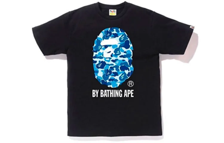 A BATHING APE Head Series T Shirt Unisex Black