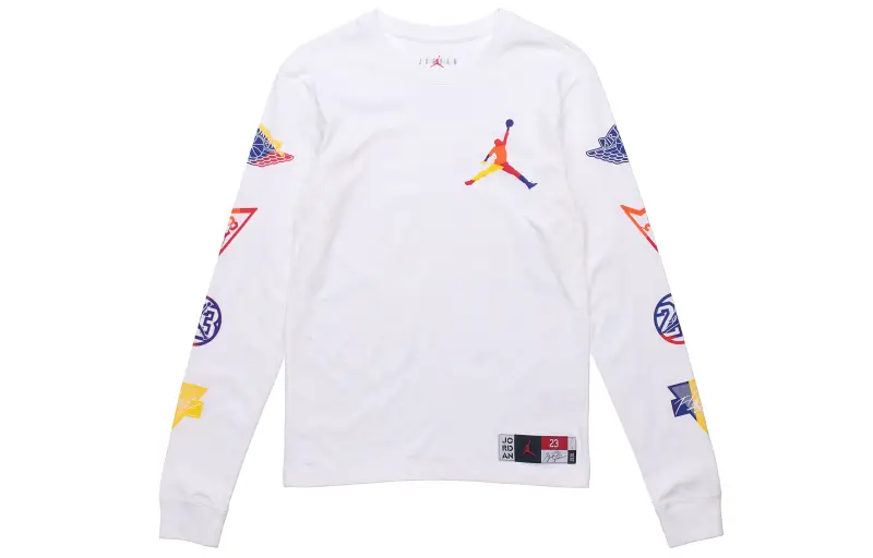 Jordan Air Jordan Sweatshirts Men's White Crew Neck Moderate Regular