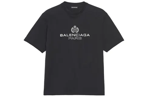 Balenciaga T Shirt Regular Fit Men's Black