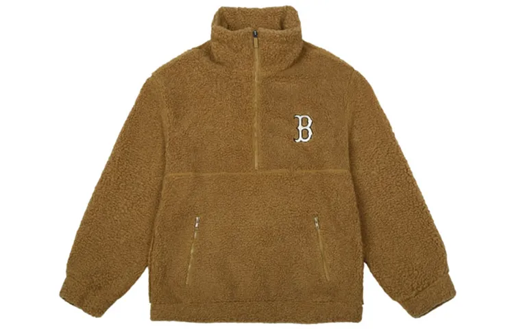 MLB Sweatshirts Unisex Brown Stand Collar Moderate